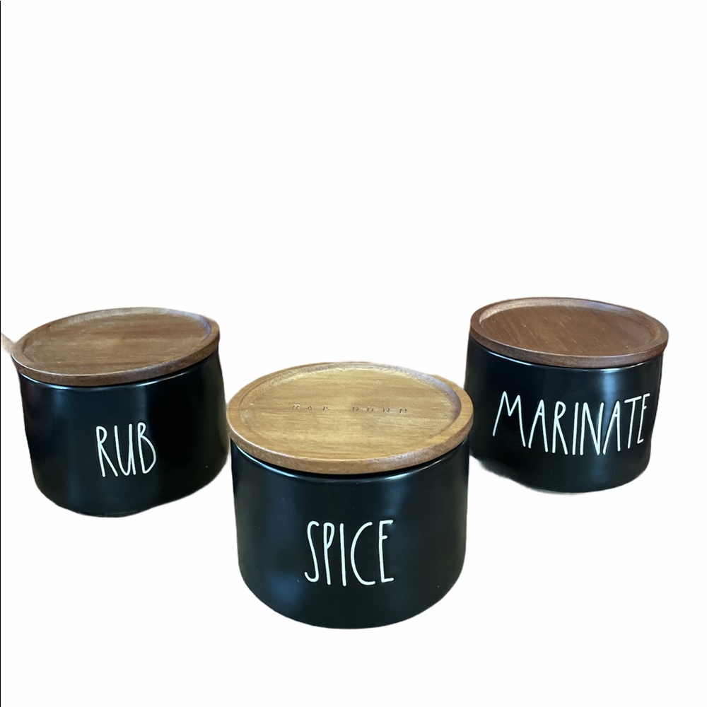 NEW Rae Dunn SPICE, MARINATE, RUB Cellar Trio - Picture 2 of 3